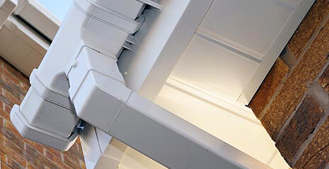 White uPVC soffits