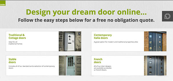 Design your own door & get a quote