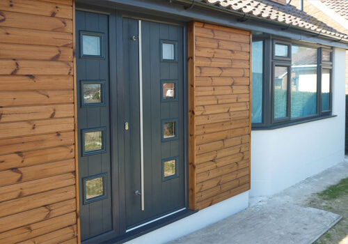 anthracite grey composite door