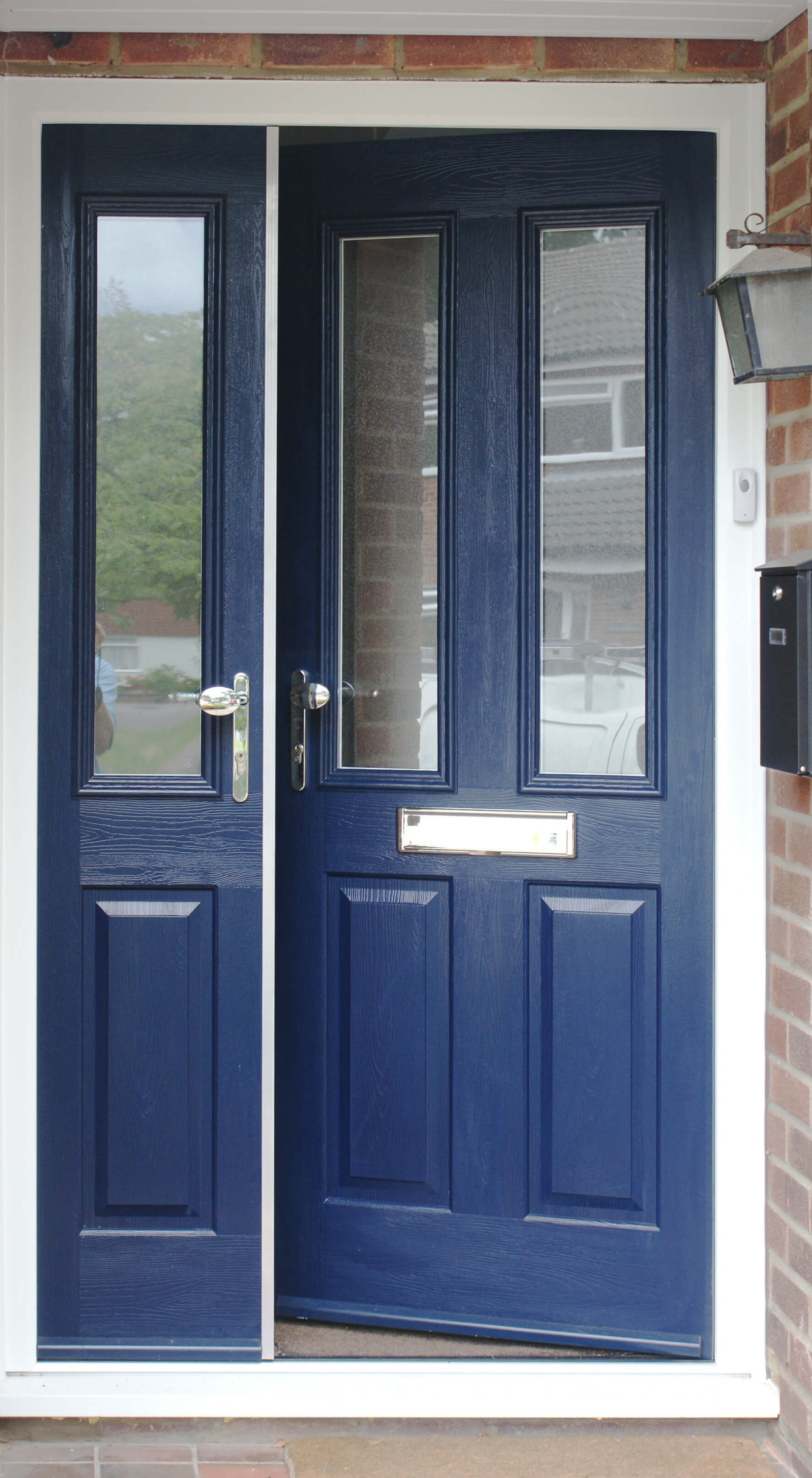 solidor blue composite front door